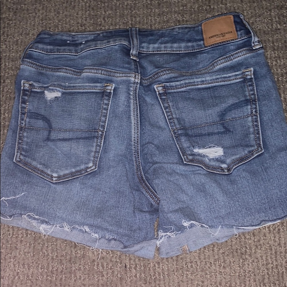 american eagle high rise shorts